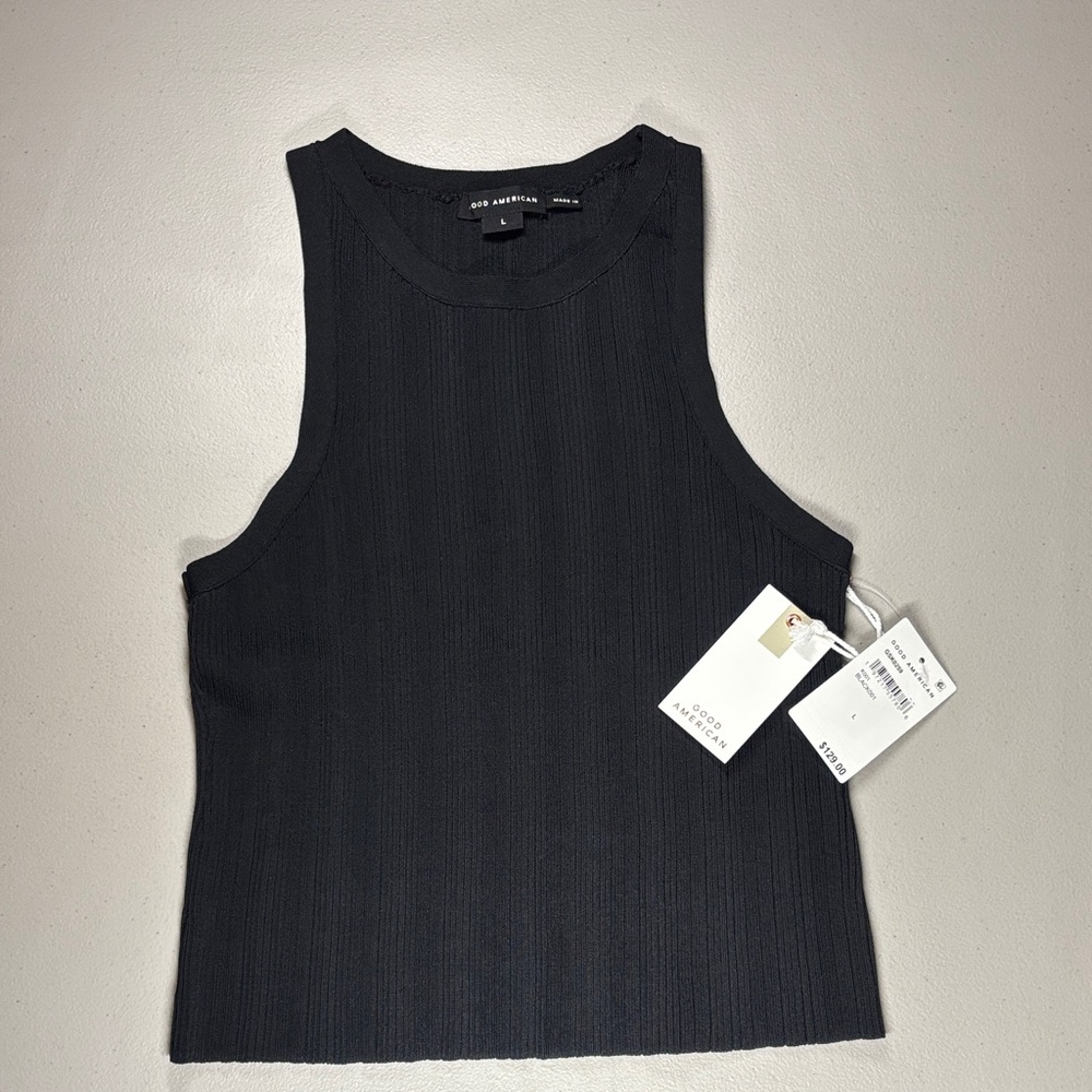 Good American Ribbed‎ Crop Tank - Picture 2 of 7